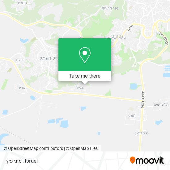 מיני פיץ' map