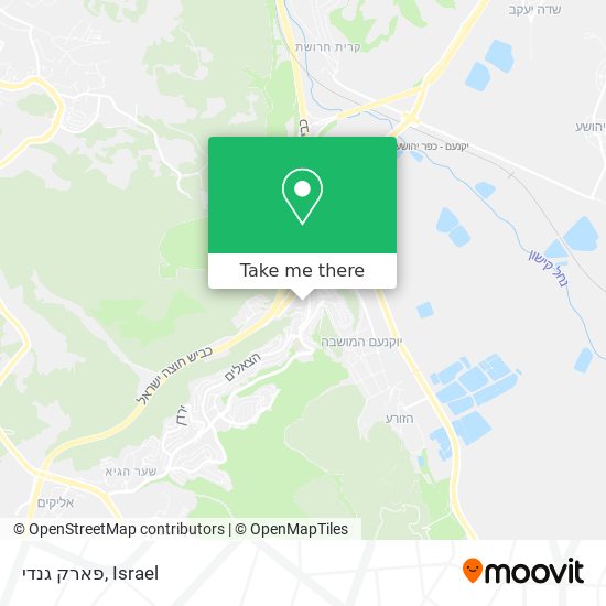 פארק גנדי map