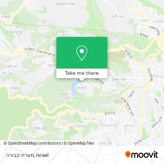 מערת קבורה map