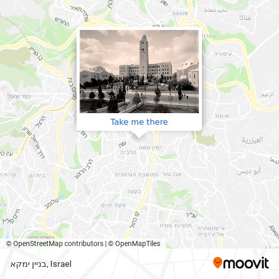 בניין ימקא map