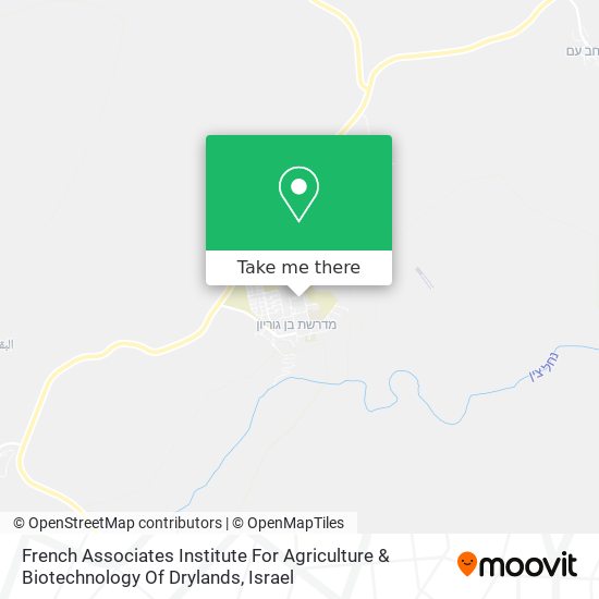 Карта French Associates Institute For Agriculture & Biotechnology Of Drylands