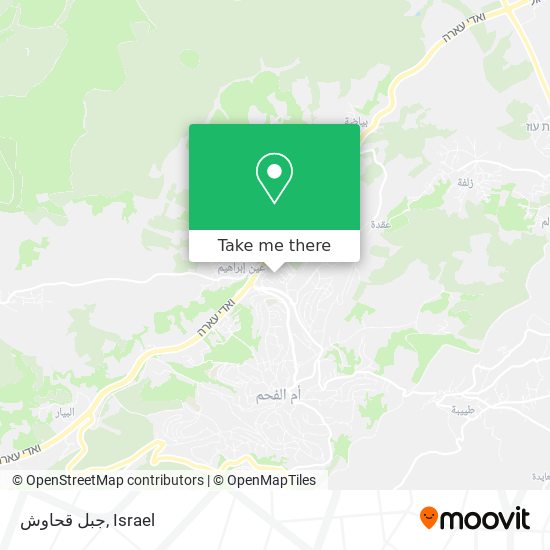 جبل قحاوش map