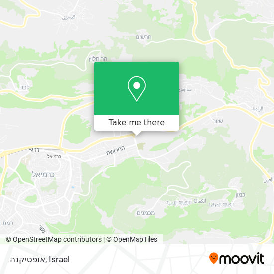 אופטיקנה map