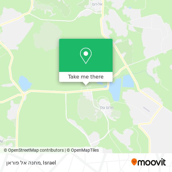 מחנה אל פוראן map