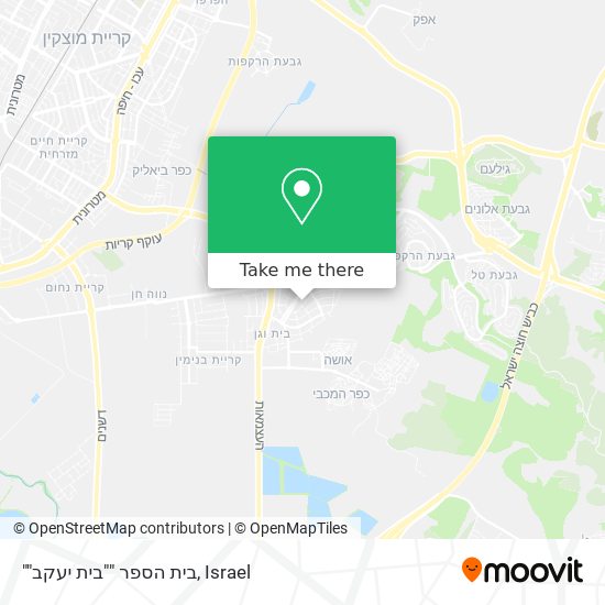 ""בית הספר ""בית יעקב map