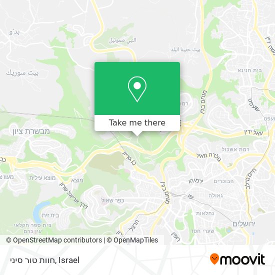 חוות טור סיני map