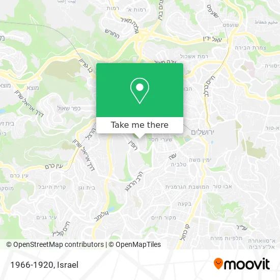 Карта 1966-1920