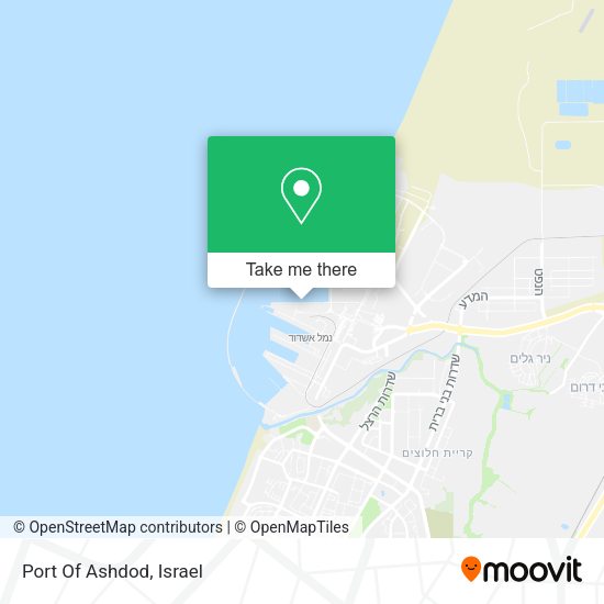 Карта Port Of Ashdod