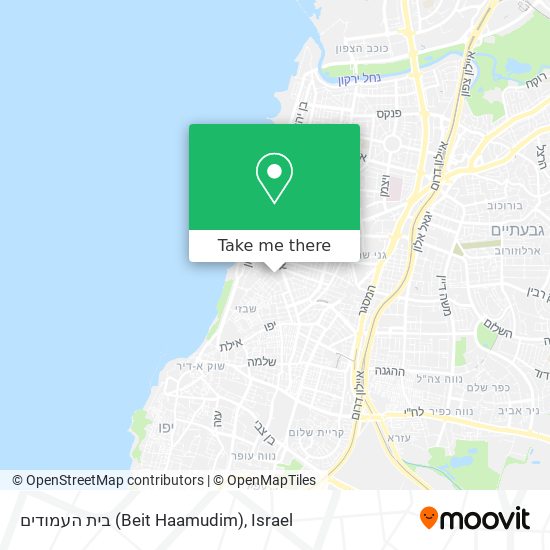 בית העמודים (Beit Haamudim) map