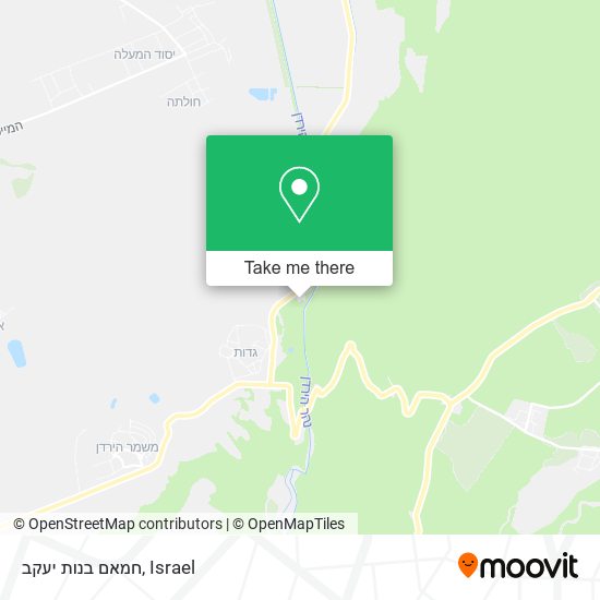חמאם בנות יעקב map