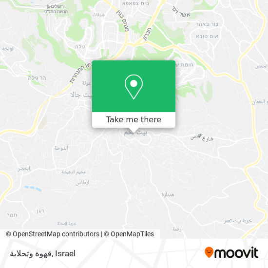 قهوة وتحلاية map