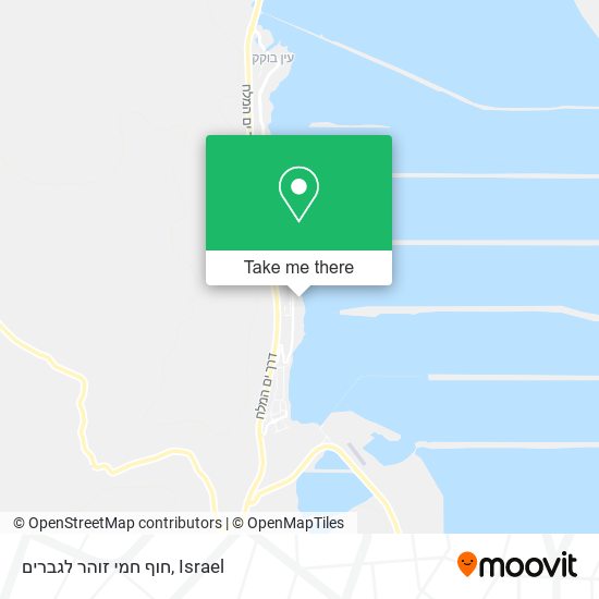 חוף חמי זוהר לגברים map