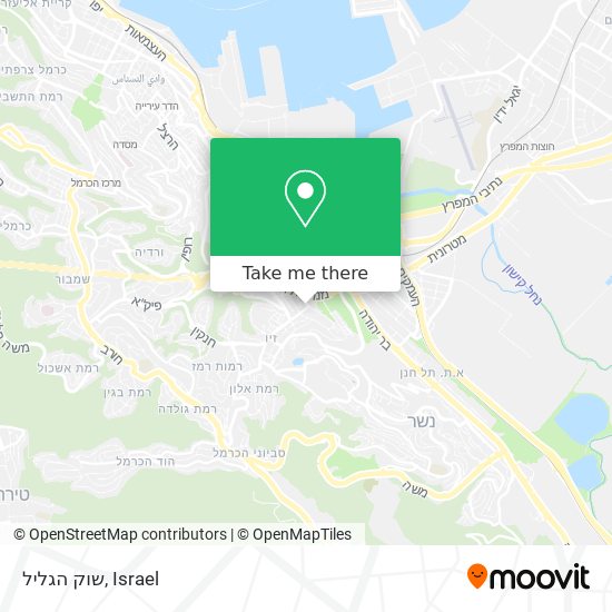 שוק הגליל map