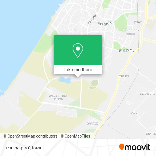 Карта מקיף עירוני ו'
