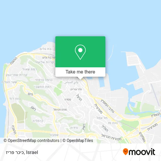 Карта כיכר פריז