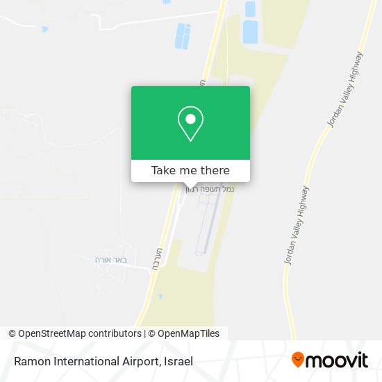 Ramon International Airport map