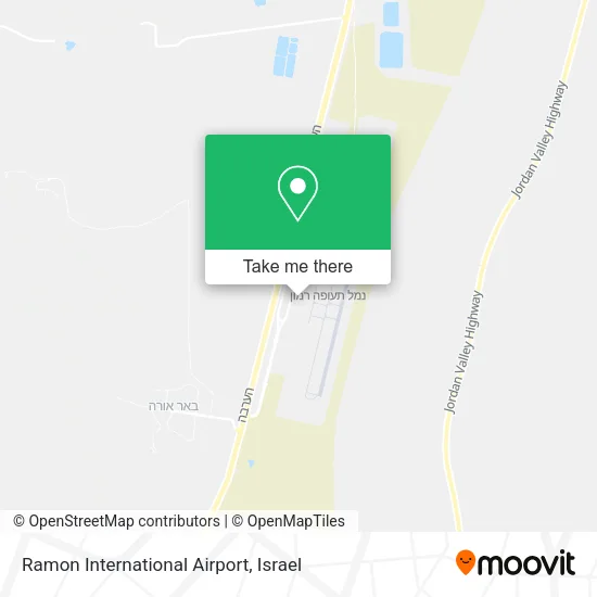 Карта Ramon International Airport