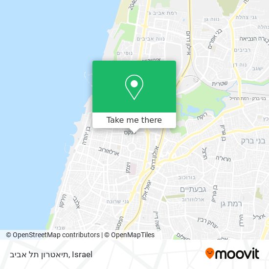 תיאטרון תל אביב map