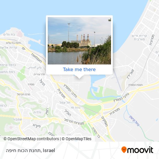 תחנת הכוח חיפה map