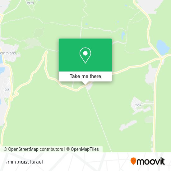 צומת רוויה map