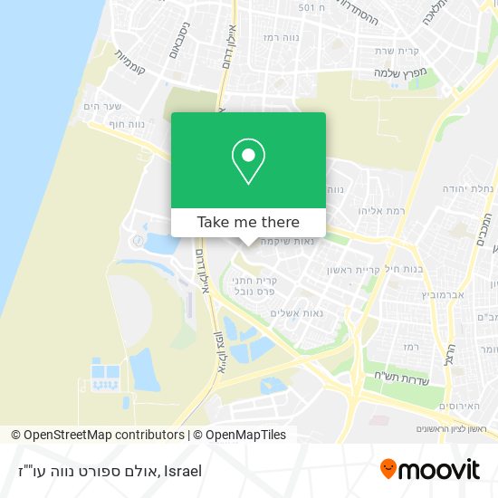 אולם ספורט נווה עו""ז map