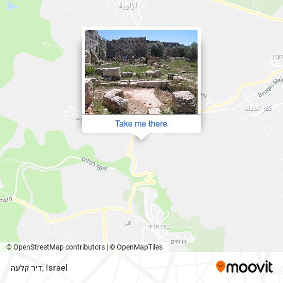 דיר קלעה map