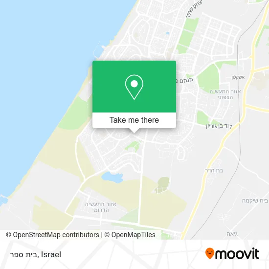 Карта בית ספר