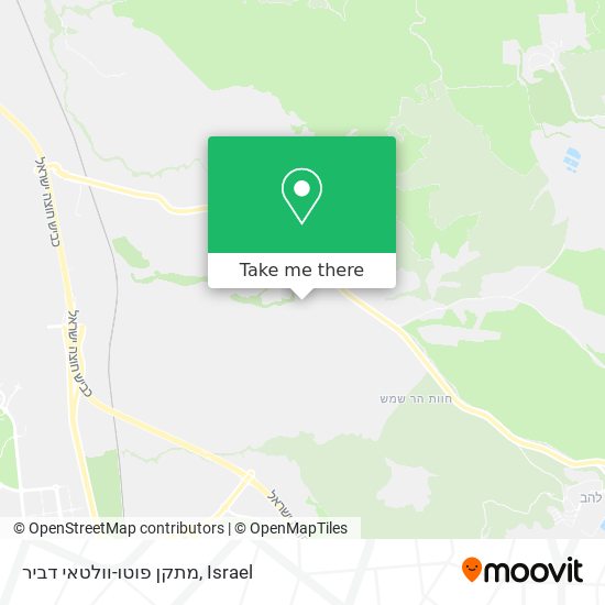 מתקן פוטו-וולטאי דביר map