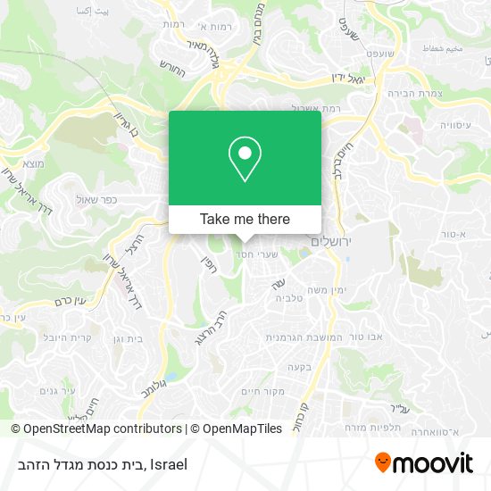 בית כנסת מגדל הזהב map