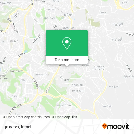 Карта בית עגנון