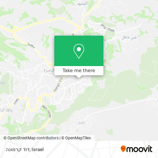 דוד קרמונה map