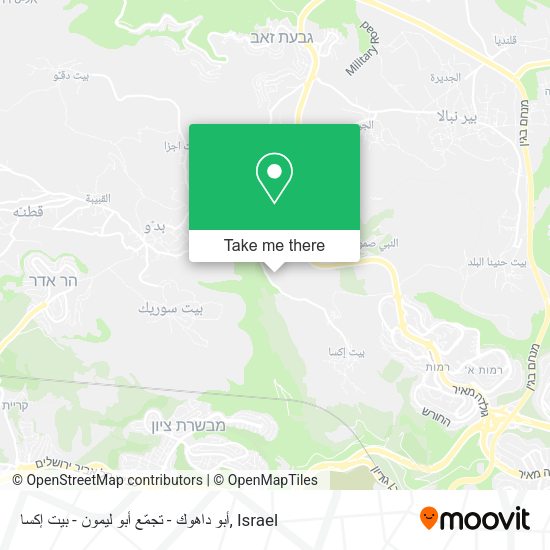 أبو داهوك - تجمّع أبو ليمون - بيت إكسا map