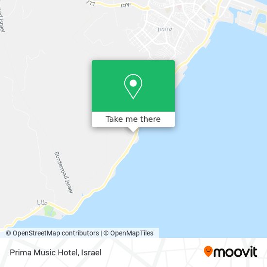 Карта Prima Music Hotel