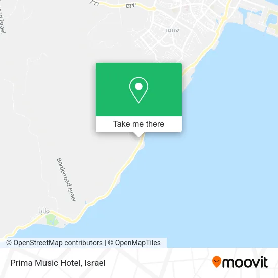 Карта Prima Music Hotel