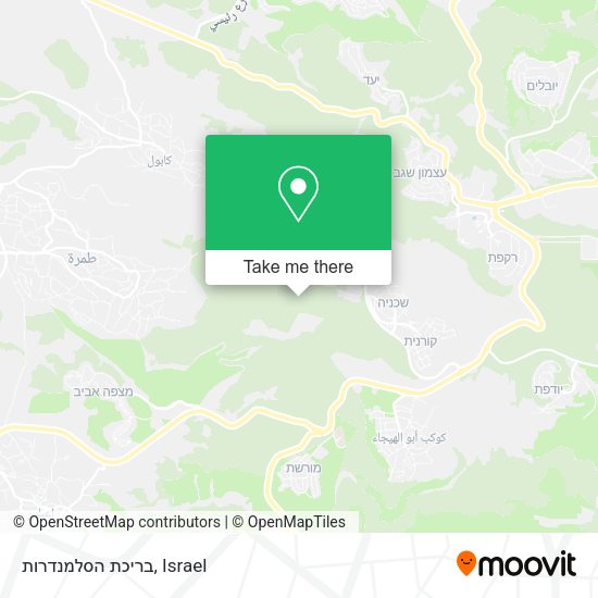 בריכת הסלמנדרות map