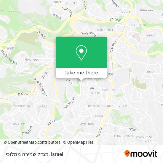 מגדל שמירה ממלוכי map