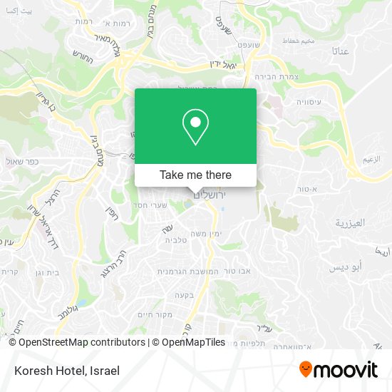 Koresh Hotel map