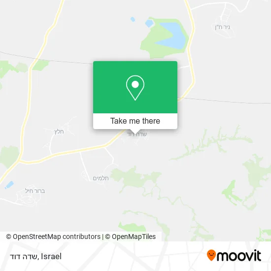 Карта שדה דוד