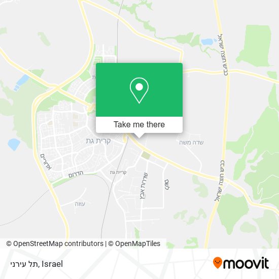 תל עירני map