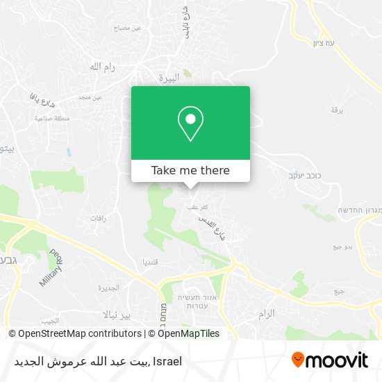 بيت عبد الله عرموش الجديد map