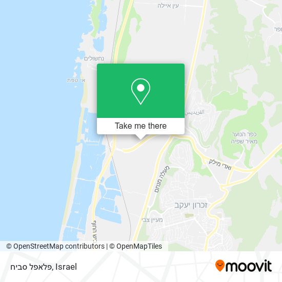 פלאפל סביח map