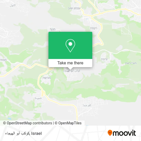 Карта كوكب أبو الهيجاء