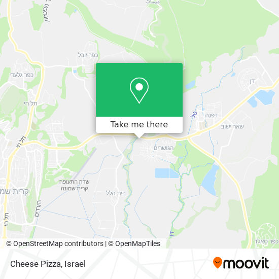 Cheese Pizza map