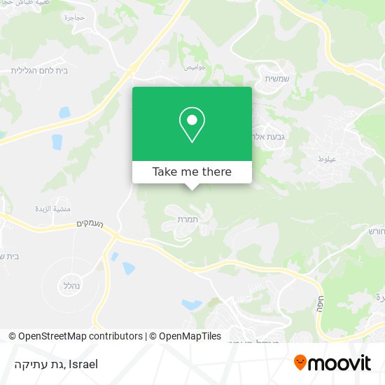 גת עתיקה map