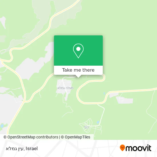Карта עין גמלא