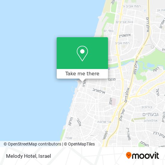 Melody Hotel map
