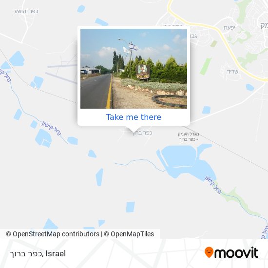 כפר ברוך map