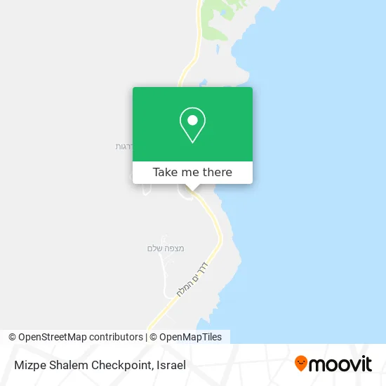 Карта Mizpe Shalem Checkpoint