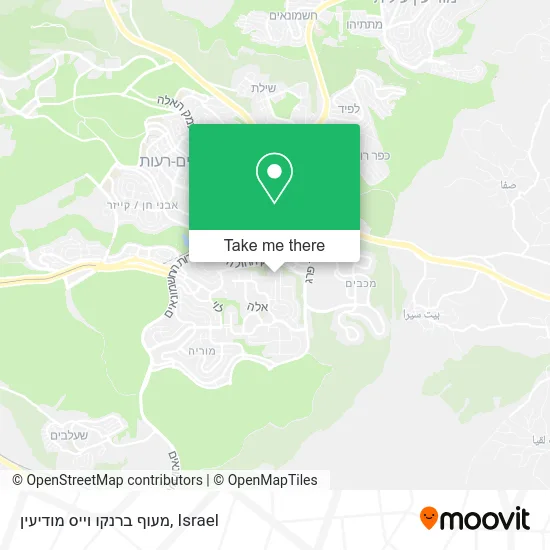 Карта מעוף ברנקו וייס מודיעין