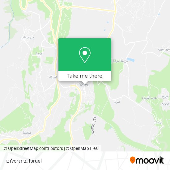 בית שלום map